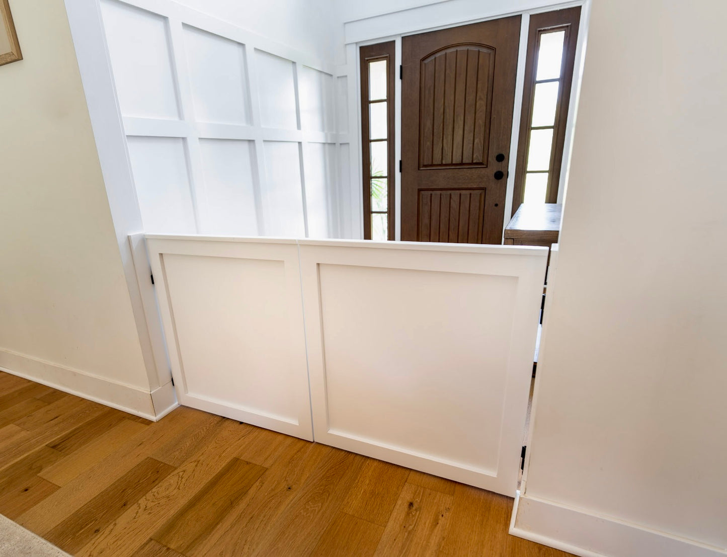 Extra Wide Double Baby Gate | Handmade Wooden Gate
