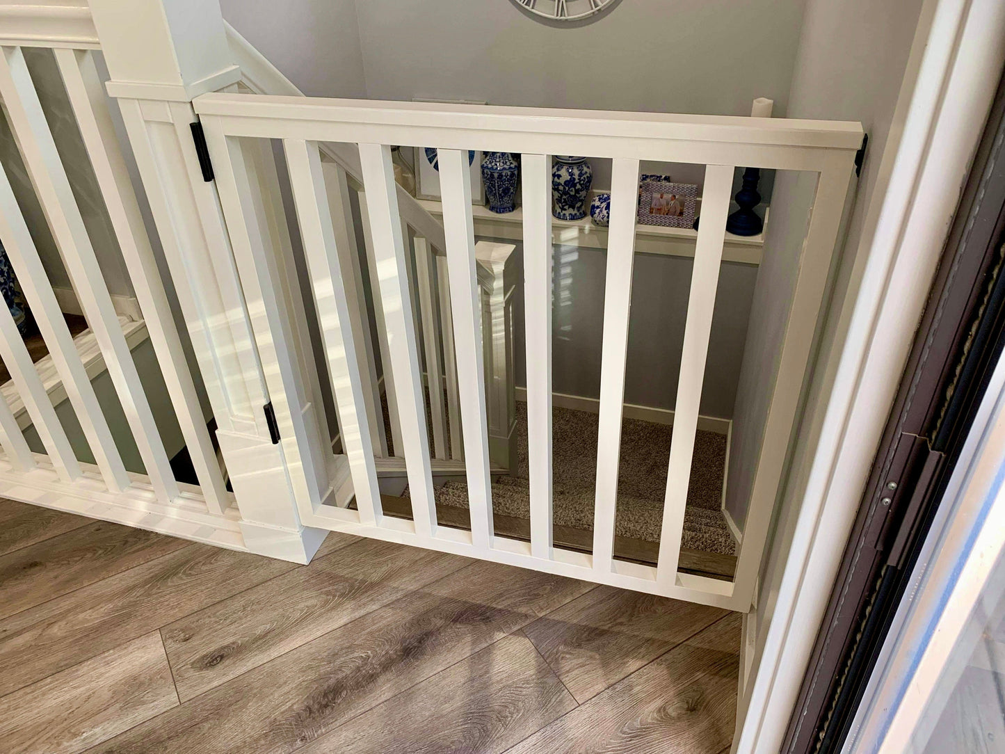 Custom Wooden Spindle Safety Gate – Handmade Baby, Pet & Stair Gate – Choose Size, Style & Color