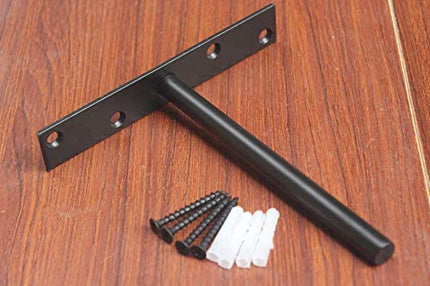 Floating Hickory Wood Shelves – Heavy Duty, Custom, Handmade, Solid Wood