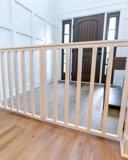 Extra Wide Spindle Double Baby Gate | Handmade Wooden Gate