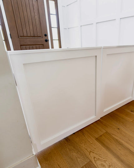 Extra Wide Double Baby Gate | Handmade Wooden Gate