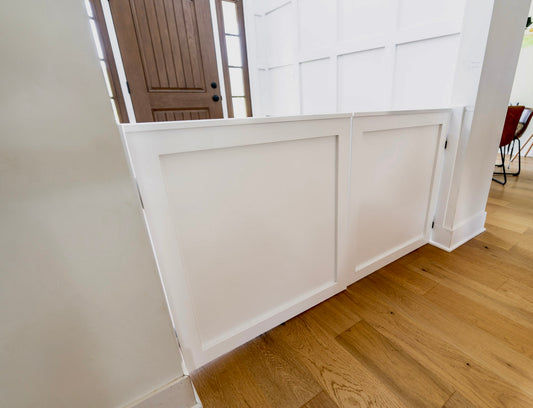 Extra Wide Double Baby Gate | Handmade Wooden Gate