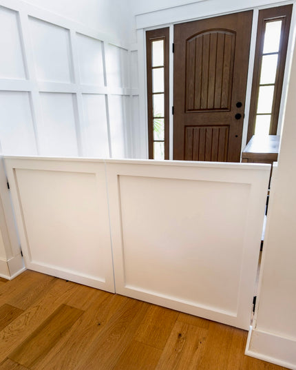 Extra Wide Double Baby Gate | Handmade Wooden Gate