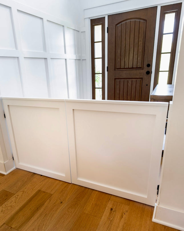 Extra Wide Double Baby Gate | Handmade Wooden Gate