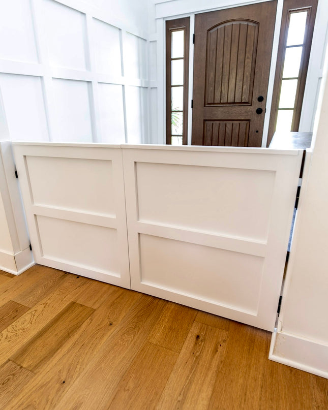 Extra Wide Double Baby Gate | Handmade Wooden Gate