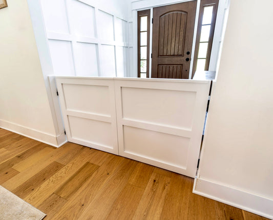 Extra Wide Double Baby Gate | Handmade Wooden Gate