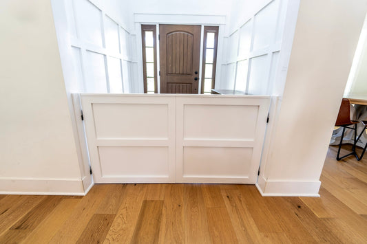 Extra Wide Double Baby Gate | Handmade Wooden Gate