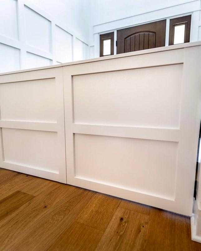 Extra Wide Double Baby Gate | Handmade Wooden Gate