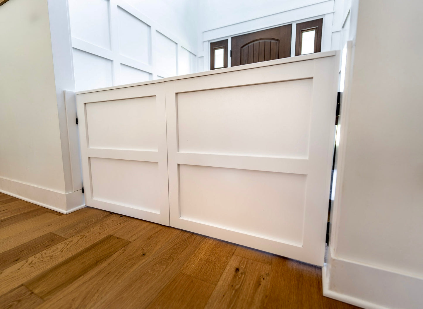 Extra Wide Double Baby Gate | Handmade Wooden Gate