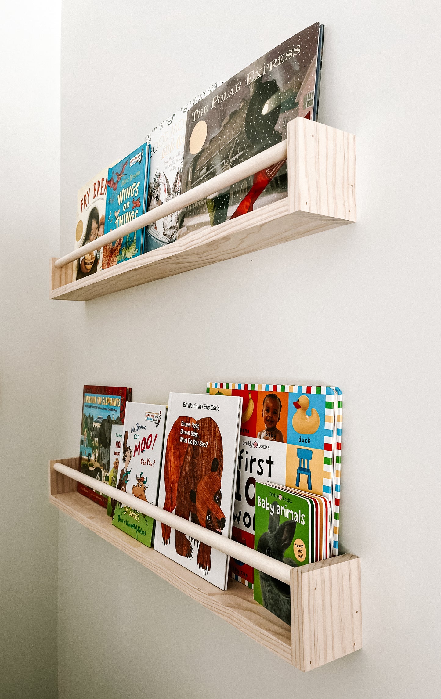 Nursery shelves