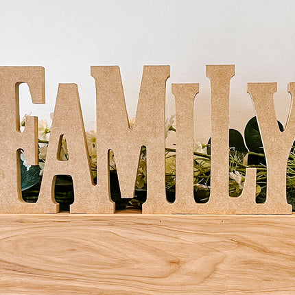 Collection image for: Wood word cutouts