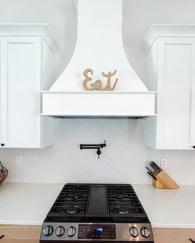 Small wood word cutout