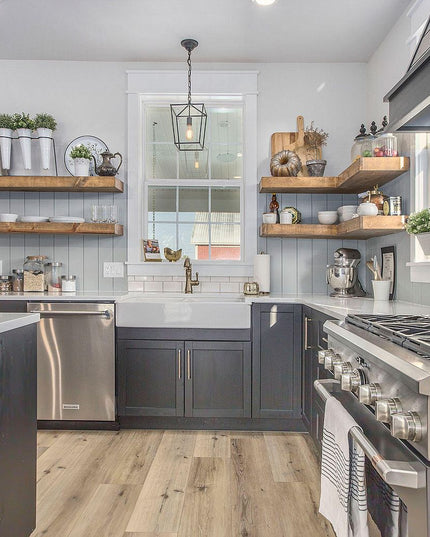 Floating Wood Shelves – Hollow Mount, Custom Sizes