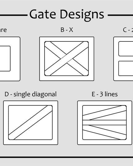 Custom Wooden Safety Gate – Handmade Baby, Pet & Stair Gate – Choose Size, Style & Color