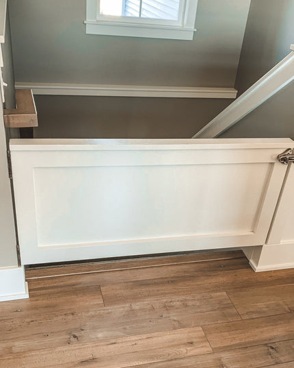 Custom Wooden Safety Gate – Handmade Baby, Pet & Stair Gate – Choose Size, Style & Color