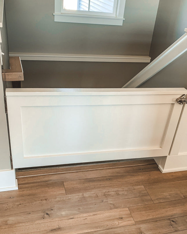 Custom Wooden Safety Gate – Handmade Baby, Pet & Stair Gate – Choose Size, Style & Color