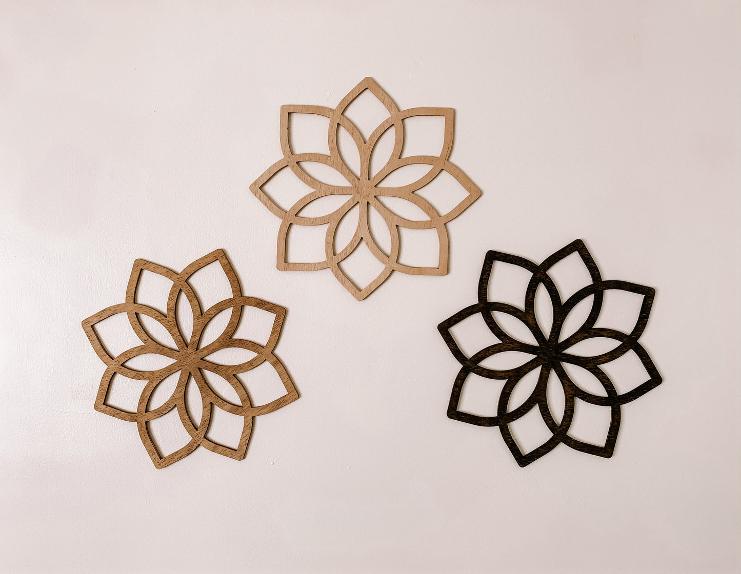 Wall Decor - Wooden flower - Individual