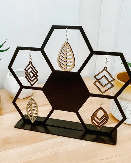 Lightweight Wood Earrings