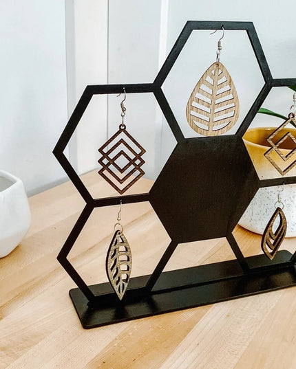 Lightweight Wood Earrings